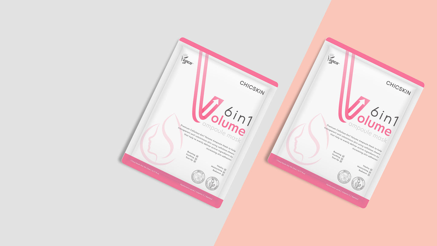 CHICSKIN 6-in-1 Volume Ampoule Mask
